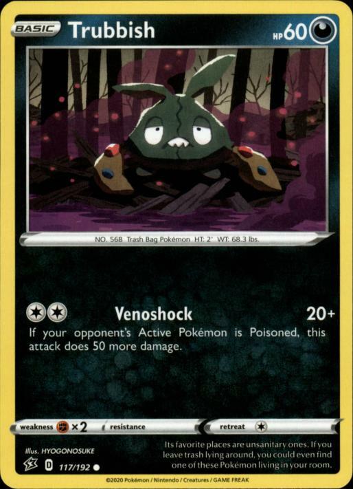 2x (SWSH02-117) Trubbish (C) Pokemon Rebel Clash Card # 117 | eBay