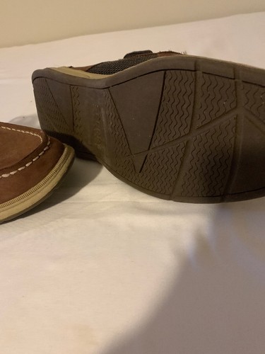 Sperry Top-Sider dark brown lace up loafers casual boat shoes sz 5M boys - Picture 3 of 7
