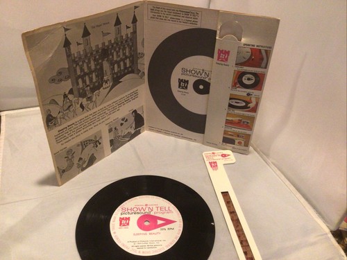 Vintage 1964 General Electric Sleeping Beauty Show N Tell Record & Filmstrip - Foto 3 di 5