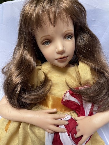 Jane Bradbury Limited My County Tis Of Thee DOLL #0243/1000 Doll And Flag. Read - Picture 2 of 8