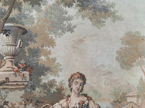 3x4 Vintage French Loving Tapestry Wall Hanging Colorful Traditional Goblins - Picture 6 of 8