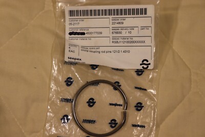 Seepex Progressive Cavity Pump Circlip Coupling Rod Pins 121/2  1.4310