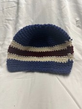 Kids Beanie- Blue and White