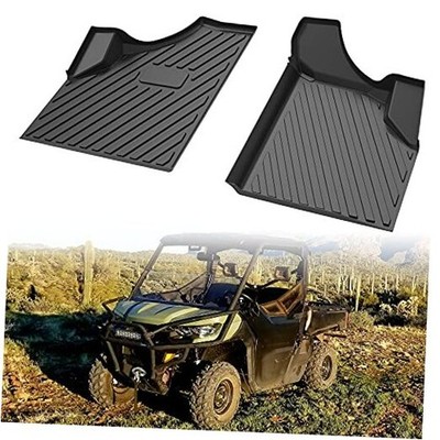  Floor Mats for Defender, TPE Front Row Floor Liners All Weather Protection 