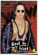 1998 TOPPS WCW/NWO STICKERS S8 BRET HART NM