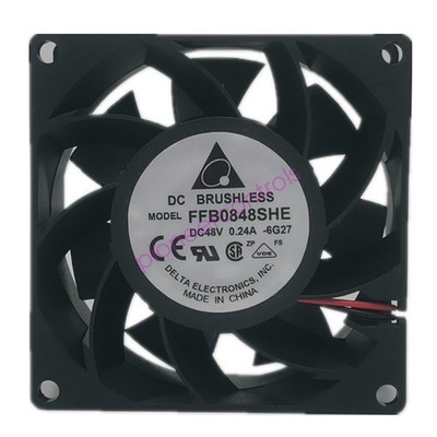 Delta new one FFB0848SHE 48V 0.24A 8cm industrial computer server cooling fan