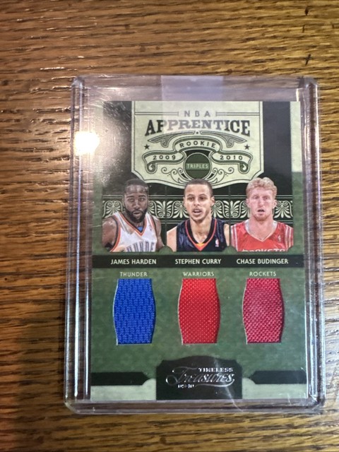 2009-10 Timeless Treasures - Stephen Curry, James Harden, Chase Budinger #9 /100