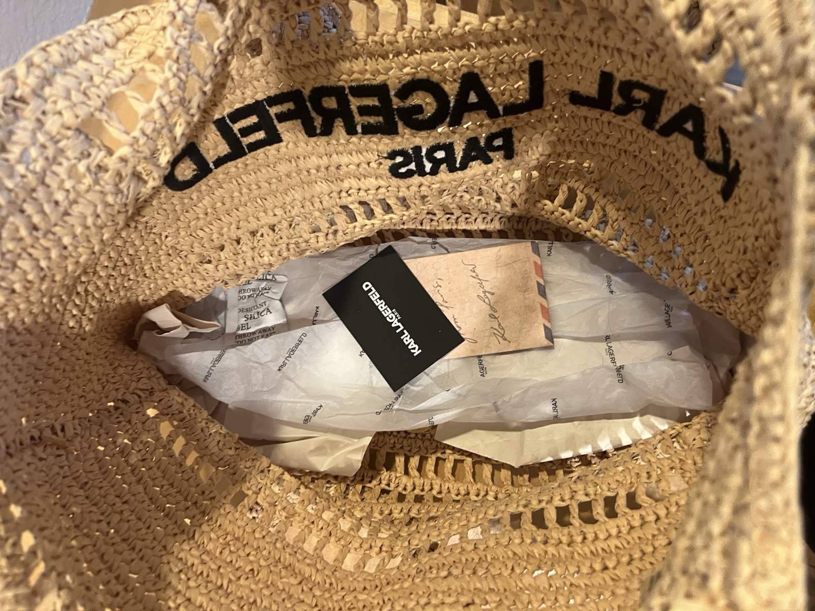 Karl Lagerfeld Raffia Shoulder Bag  — image 8