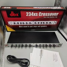 DBX 234xs 2-/3-Way Crossover Stereo Electronic 4-Way Crossover Mono Audio Device