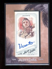 2018 Topps Allen & Ginter relic Card-Ben Lecomte-Swimmer-autograph