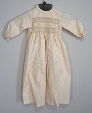 Vintage Smocked Girls Toddler THE WHITE HOUSE LONDON Christening Dress Lace