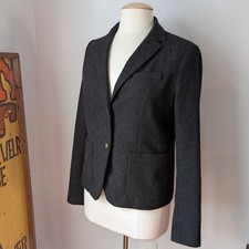 Gap Academy Blazer In Black/Stone Size 8