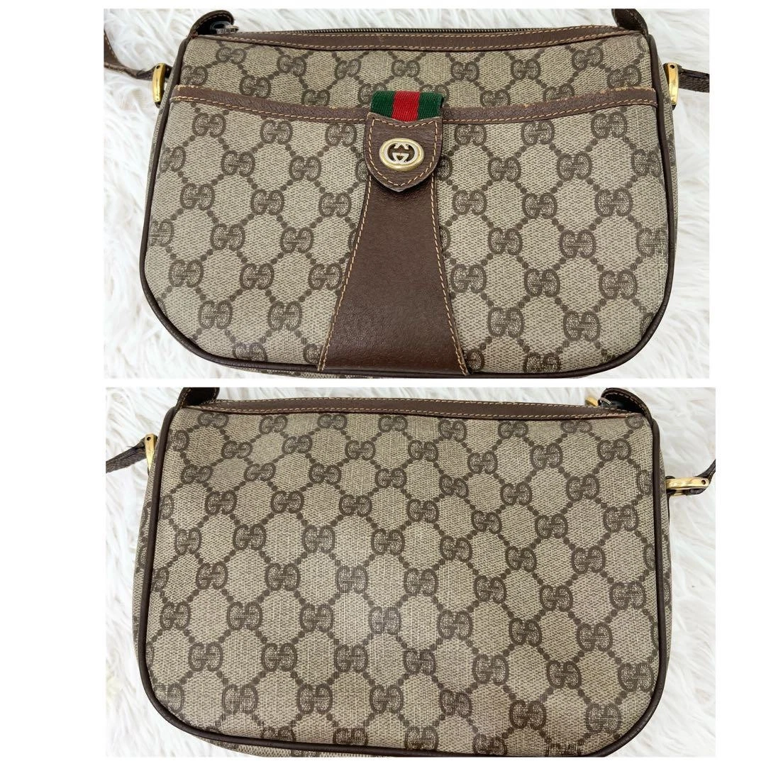 Gucci Sherry Line Sac à Bandoulière Pvc Cuir Accessoire Designer Sac à Main Tous les Jours