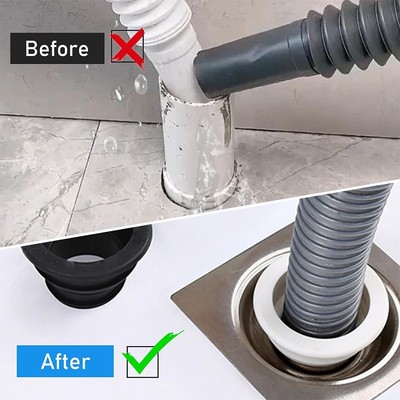Strong Sealing Effect Silicone Drain Pipe Holder for Kitchen and Bathroom