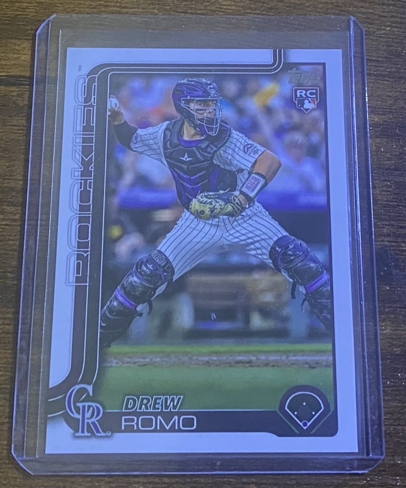 Drew Romo 2025 Topps Series 1 Rookie RC #296 Colorado Rockies | eBay