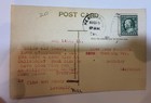 RARE stamp 1 Cent 1901-1910 Benjamin Franklin On Postcard Dated Aug 14, 1911 — photo 3