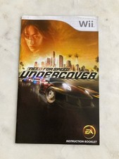 Need for Speed Undercover  Wii  Manual Only