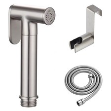 Brass Bidet Douche Sprayer Bathroom Muslim Shataff Shower Toilet Kit Brushed