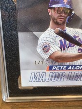 2024 Topps Major League Material Pete Alonso #MLM-PA 1/1 🔥 Sick Patch 🔥