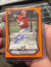 2026 Bowman Chrome COY JAMES AUTO Orange 05/25 SSP Washington Nationals