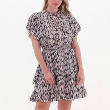 Image of NWT Scotch and Soda Easy Fitted Smocked Mini Dress Short Sleeve Large Stitch Fix