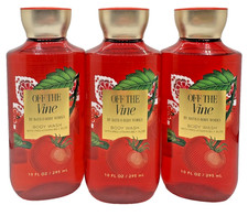 Bath  Body Works LOT of 3 Bottles Off The Vine Body Wash Shower Gel 10 oz