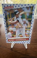 2020 Panini Donruss - Retro 1986 Rickey Henderson #219 Independence Day Base