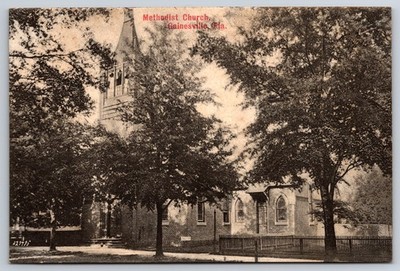 Kavanaugh Methodist Church Gainesville Florida FL c1905 Postcard