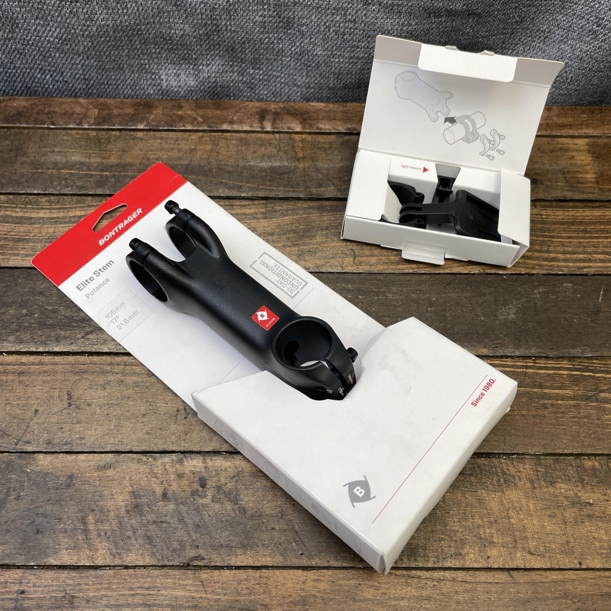 Bontrager Elite Bike Stem 105mm 31.8 1 1/8 Threadless Black Alloy