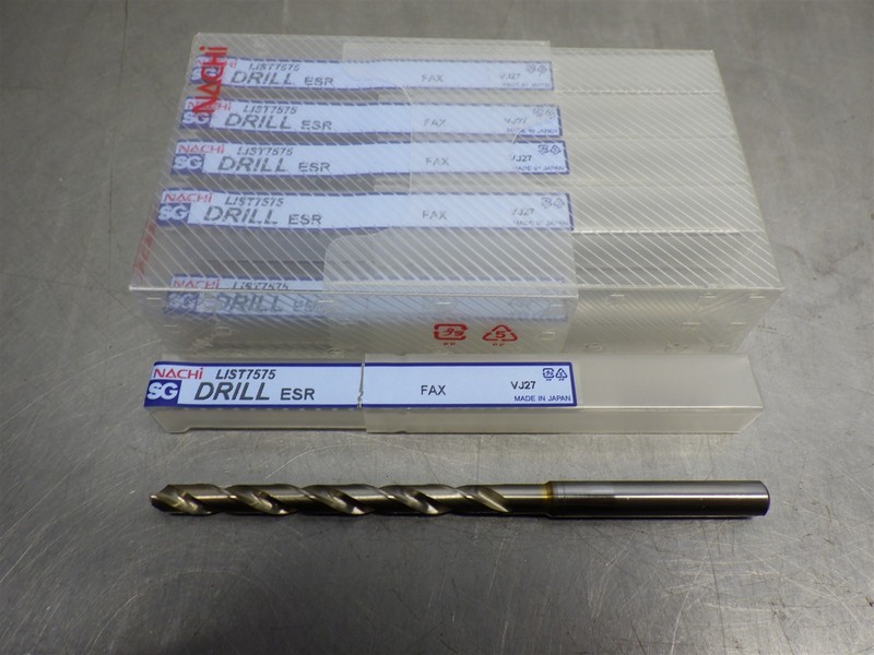 10 NEW! Nachi HSS #4 Drills 1/4" SHK L7575