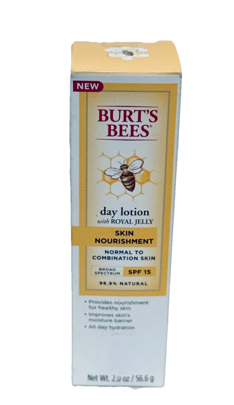 With Royal Jelly Skin Nourishment Spf 15  2 Oz New Sealed
