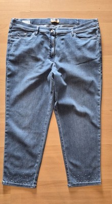 Brax Raphaela Laura 6/8 Deko Jeans  Hose 48k neuwertig