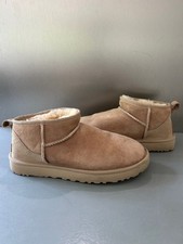 UGG  Classic Ultra Mini Boots Sand Size 9 UK 7 NWOB