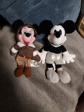 Mickey Mouse Plush Lot Of 2 Rare