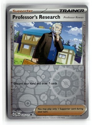 124/131-Professor's Research [Professor Rowan]-C Rev Holo NM-SV: Pr Evol (PRE)