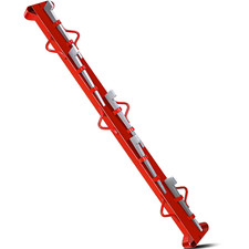 Woven Wire Fence Stretcher Bar 4Ft with 5 Wedges, Heavy Duty Steel Fence Stretch