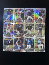 2025 Topps Bowman Draft Chrome Charlie Condon Dante Nori Refractor Lot*23 QI95