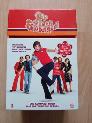 Die wilden Siebziger - Staffel 1-8 - Komplettbox - Cigar Box - DVD - sehr gut