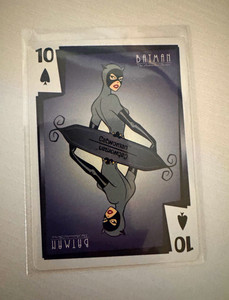 Upper Deck Batman: The Animated Series Catwoman 10 of Spades Playing Card