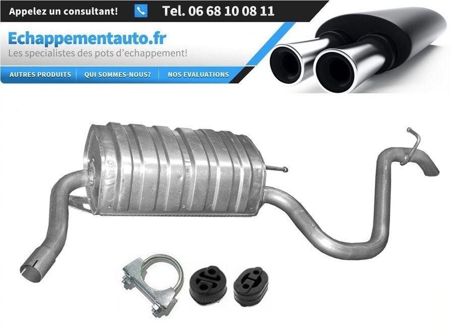 Échappement Kia Cee'd 1.6 CRDi silencieux arrière de rechange pour hayon 2006-2009 OEM 287001H500