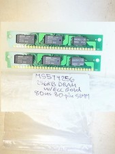 VTG Rare PCCHIPS 2-MS574256-256KB GLD ECC 80ns 30 pin SIMM NonProfit EDU