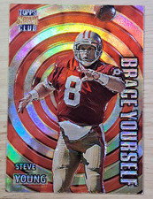 Steve Young 💣 1996 Topps Stadium Club - Brace Yourself
