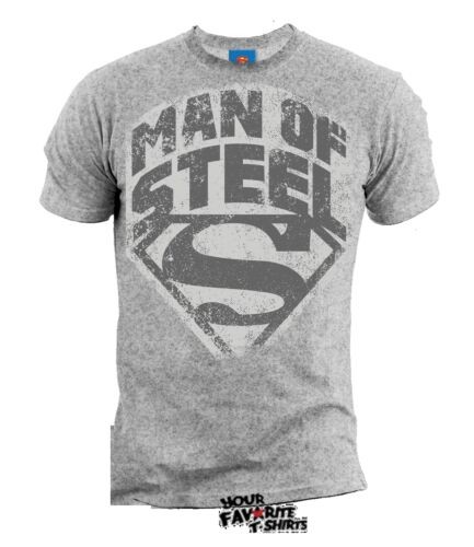 Superman Hombre De Acero Escudo DC COMICS Camiseta Para Adultos