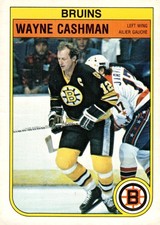 1982-83 O-Pee-Chee #8 Wayne Cashman