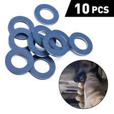 10pcs Oil Drain Plug Crush Washer Gasket Blue For Toyota Lexus Scion 9043012018 10pcs Oil Drain Plug Crush Washer Gasket Blue For Toyota Lexus Scion 9043012018