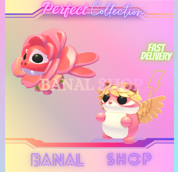 ROSE DRAGON - CHERUB CHIPMUNK -  ADOPT FROM ME - BUY NOW!