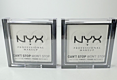 2 NYX Can't Stop Won't Stop Mattifying Powder CSWSM11 Brightening Translucent