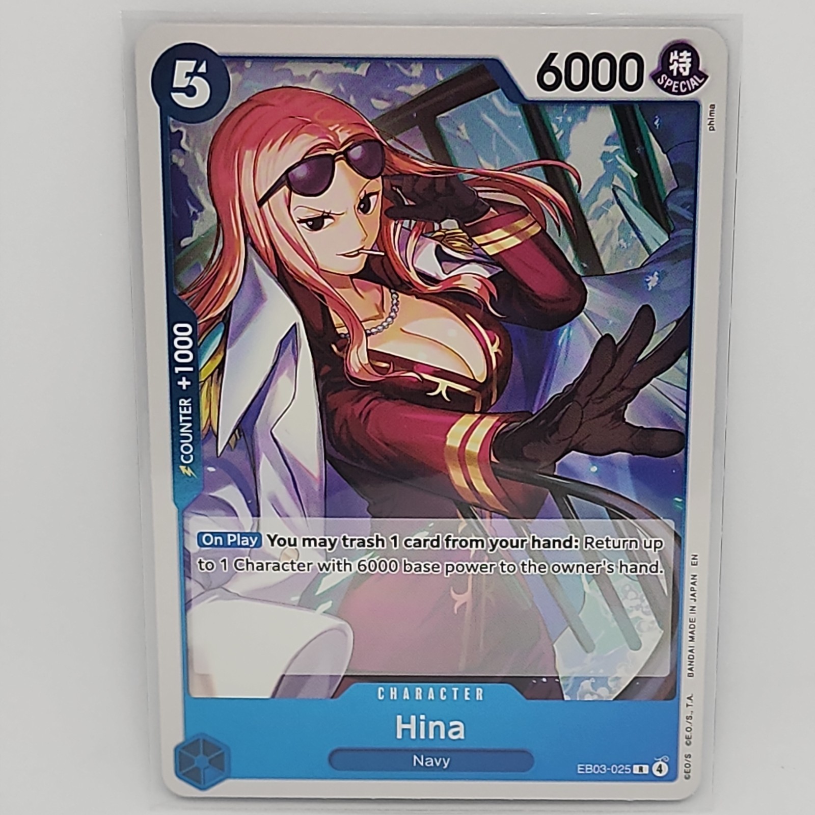 Hina Foil EB03-025 R Extra Booster: One Piece Heroines Edition NM