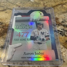 2025 Topps Holiday Aaron Judge #MLN-20 477Ft HR