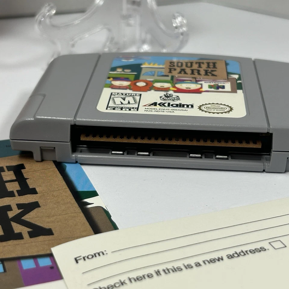 South Park (Nintendo 64, 1998) CIB 100% Complete In Box - Authentic Tested NICE! - Image 4 of 4